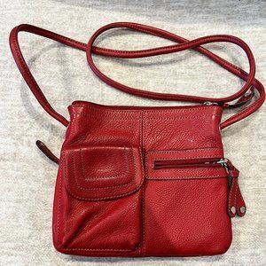 Tignanello Red Shoulder Bag